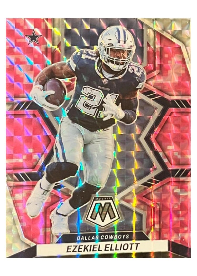2022 Panini Mosaic Base Set Ezekiel Elliott #53 card