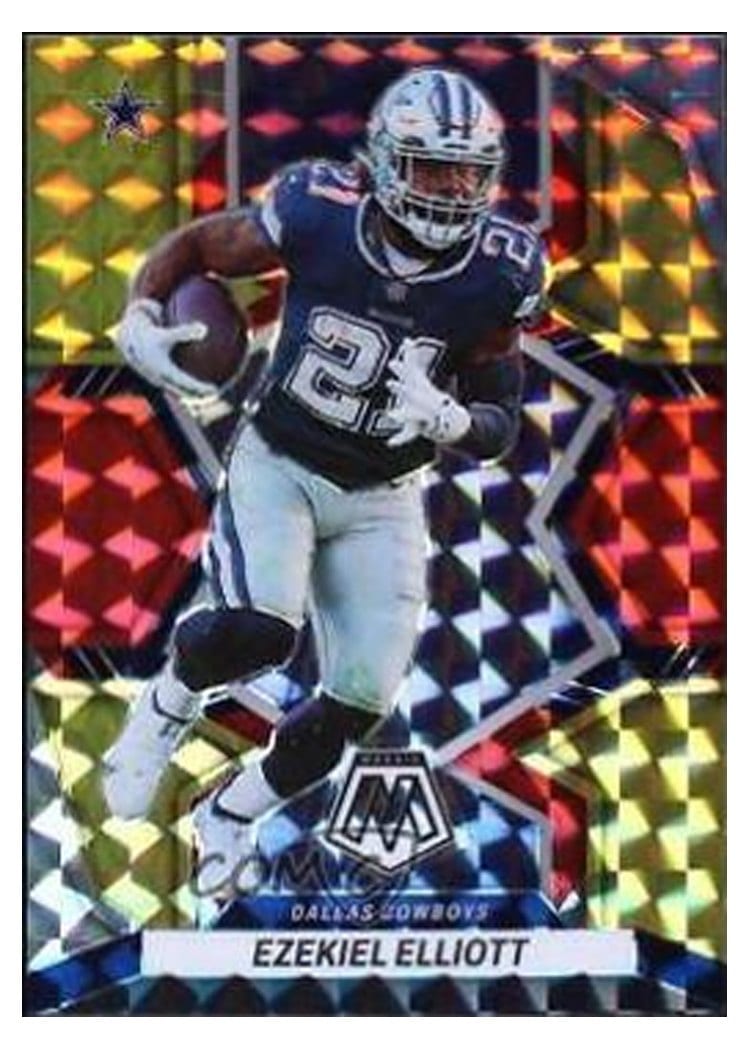 2022 Panini Mosaic Base Set Ezekiel Elliott #53 card