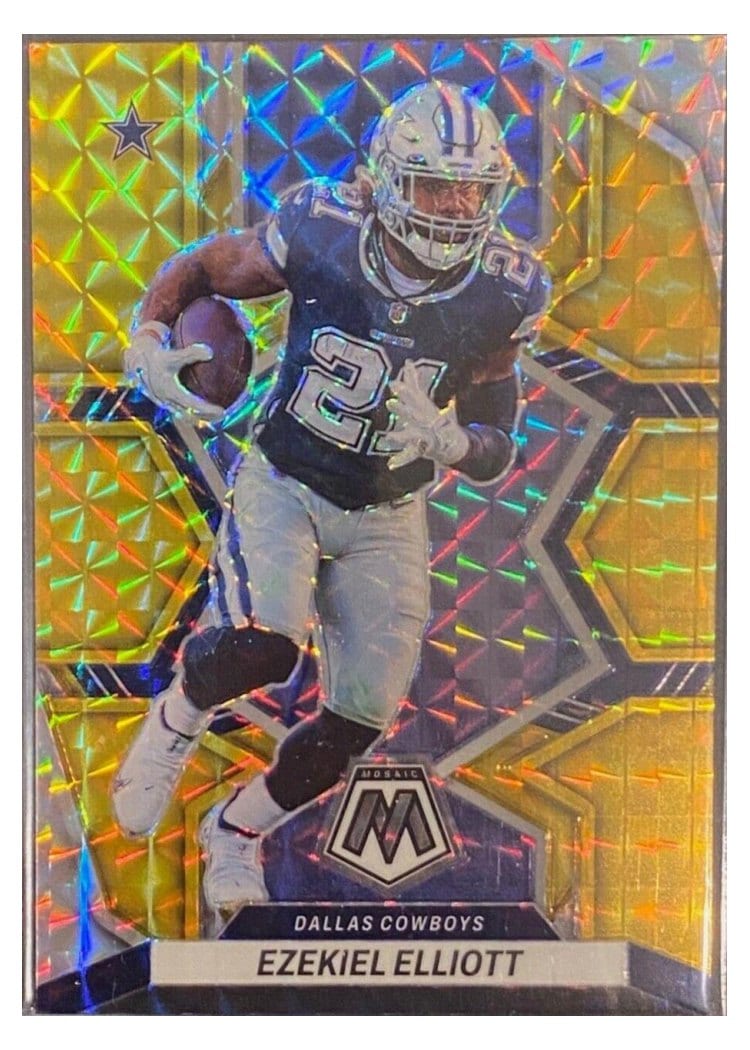 2022 Panini Mosaic Base Set Ezekiel Elliott #53 card
