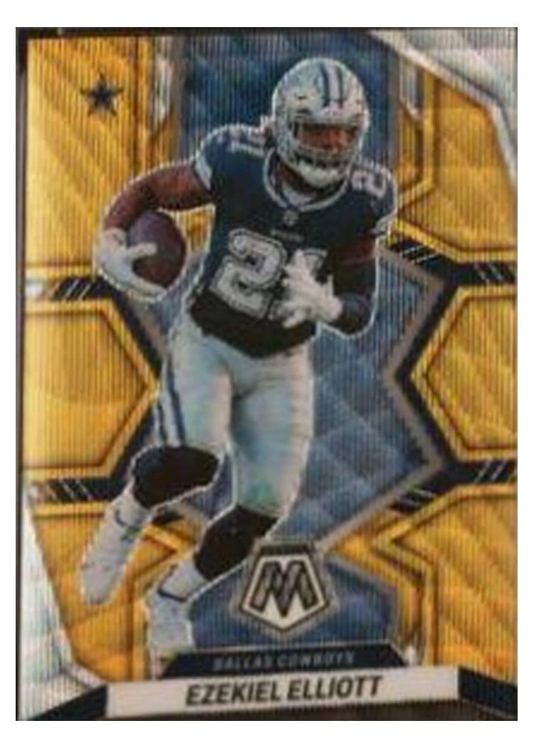2022 Panini Mosaic Base Set Ezekiel Elliott #53 card