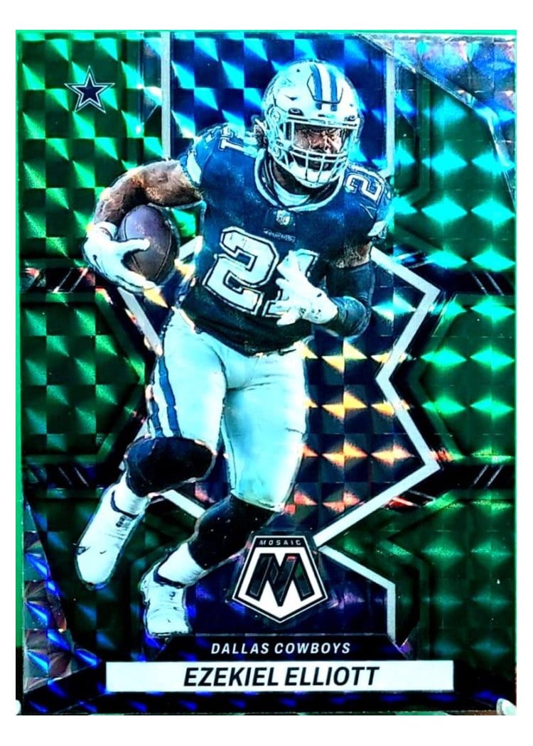 2022 Panini Mosaic Base Set Ezekiel Elliott #53 card