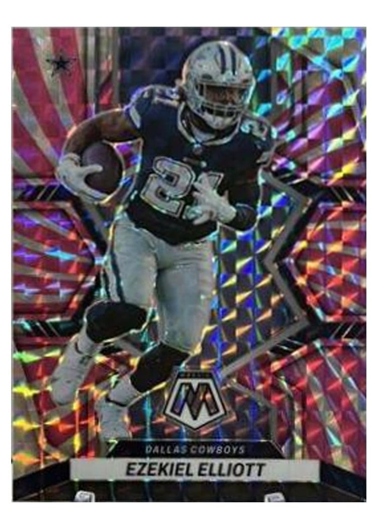 2022 Panini Mosaic Base Set Ezekiel Elliott #53 card