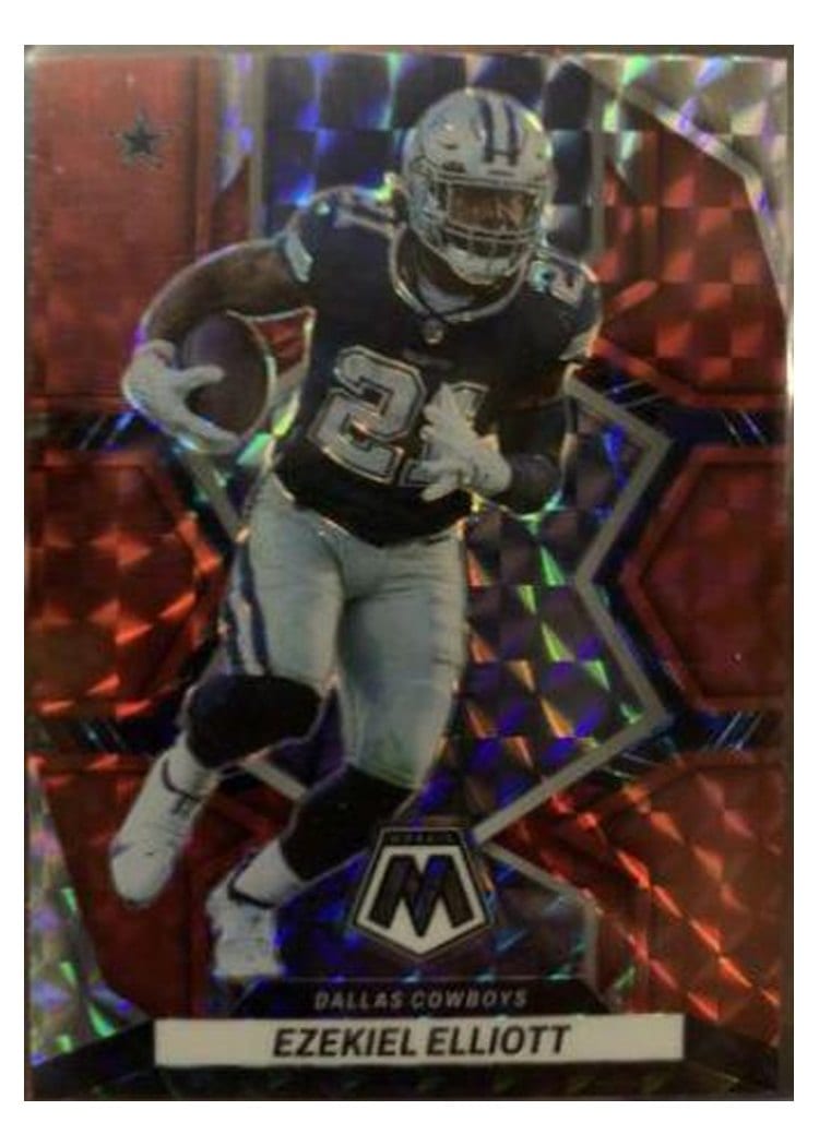 2022 Panini Mosaic Base Set Ezekiel Elliott #53 card