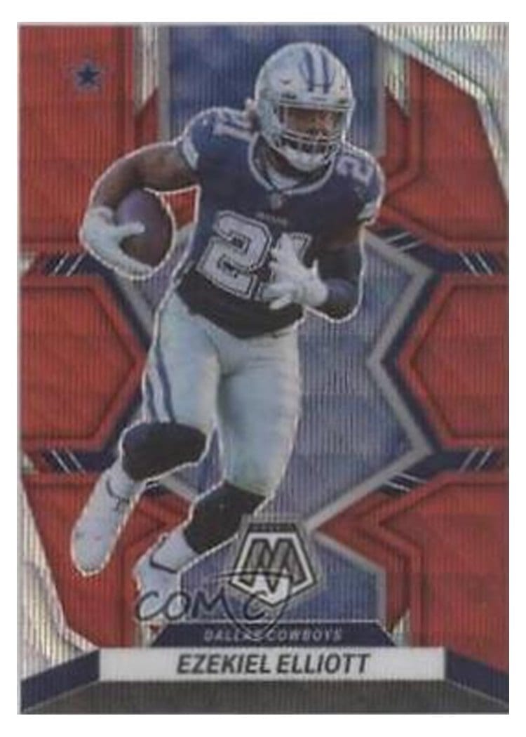 2022 Panini Mosaic Base Set Ezekiel Elliott #53 card