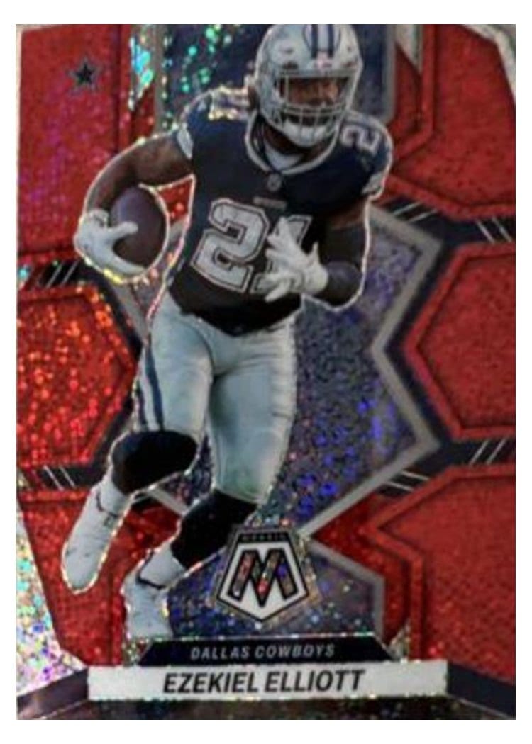 2022 Panini Mosaic Base Set Ezekiel Elliott #53 card