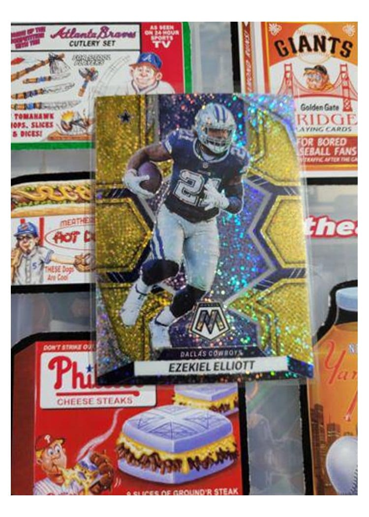 2022 Panini Mosaic Base Set Ezekiel Elliott #53 card