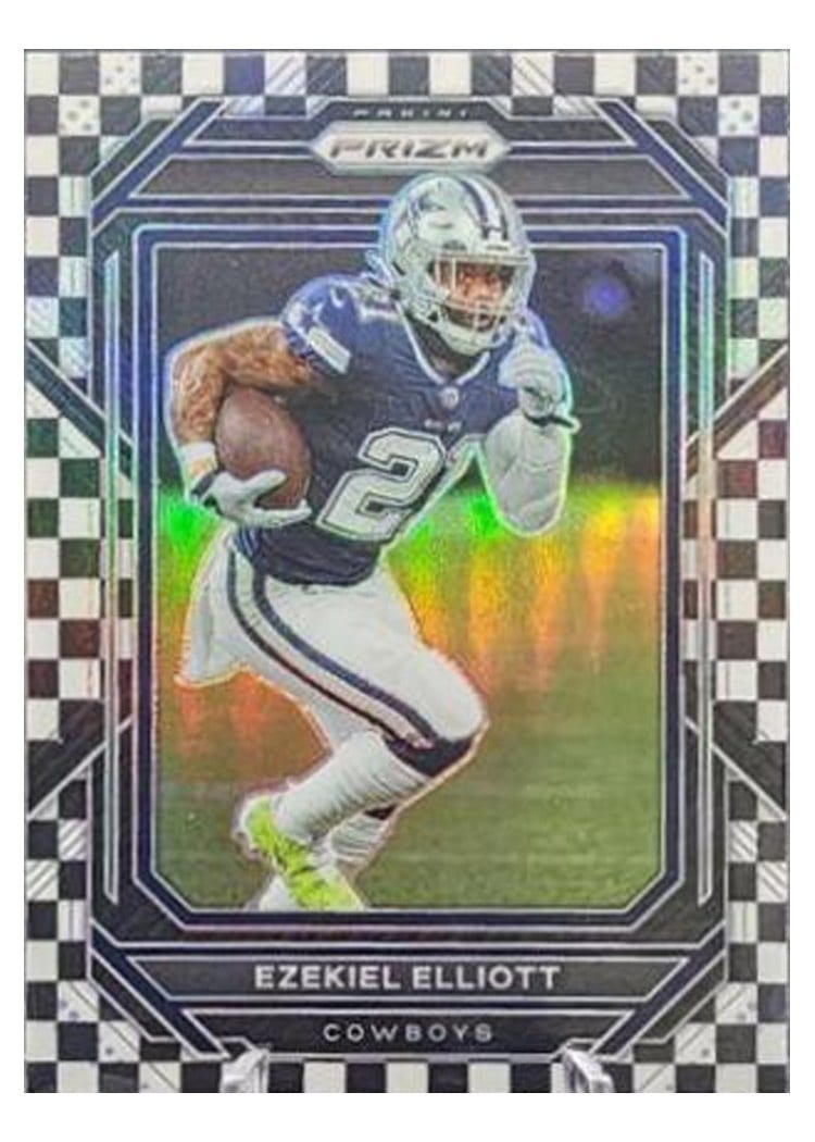 2022 Panini Prizm Base Set Ezekiel Elliott #77 card