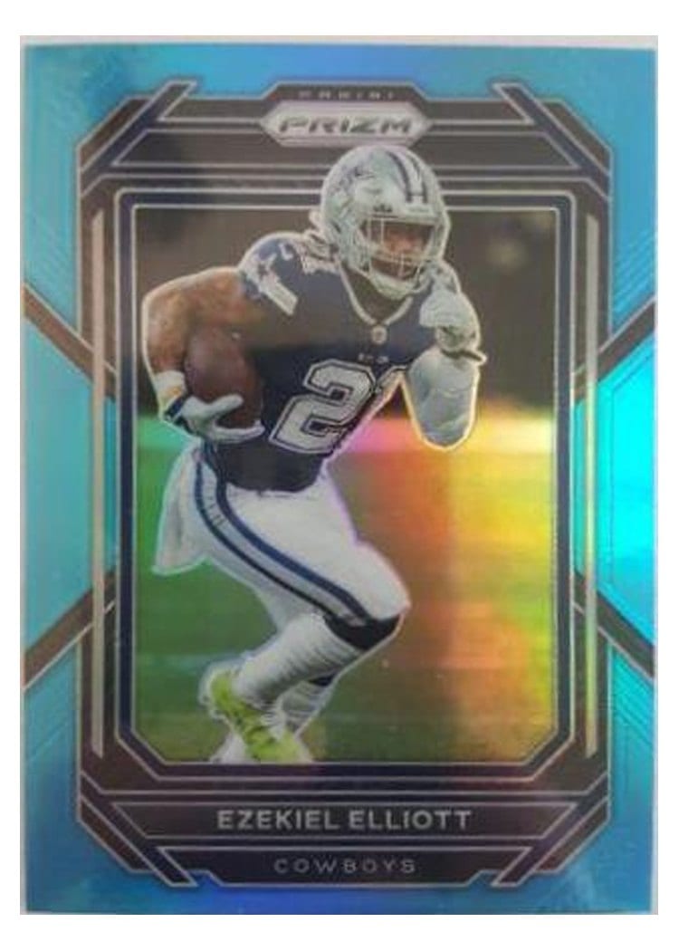2022 Panini Prizm Base Set Ezekiel Elliott #77 card