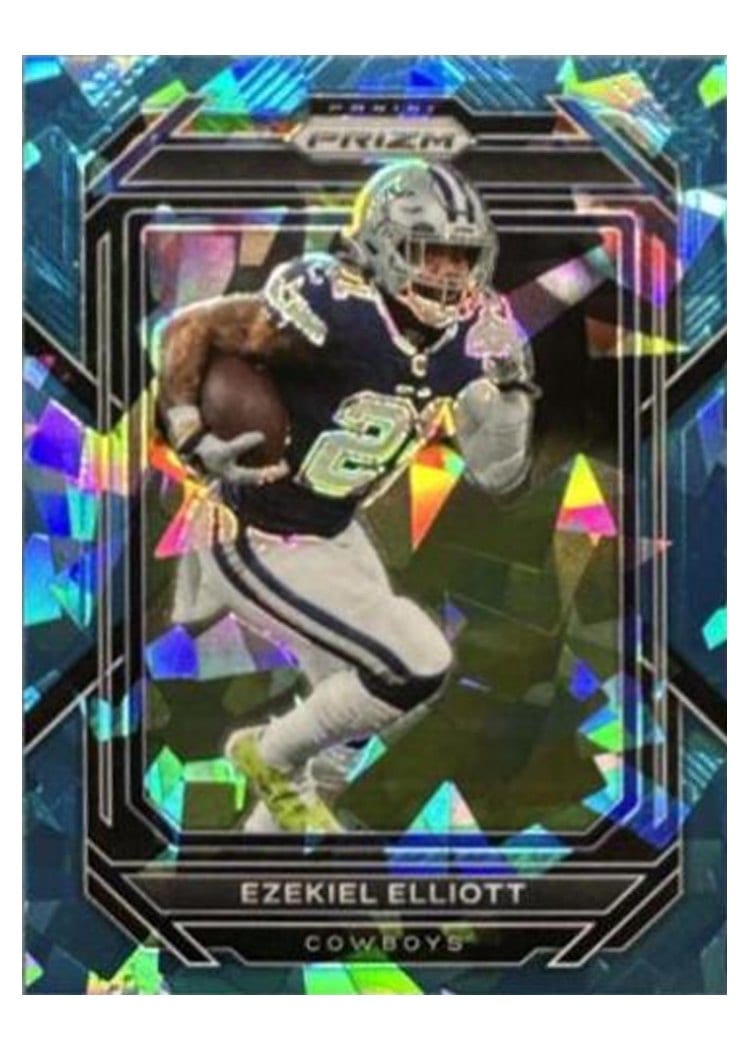 2022 Panini Prizm Base Set Ezekiel Elliott #77 card