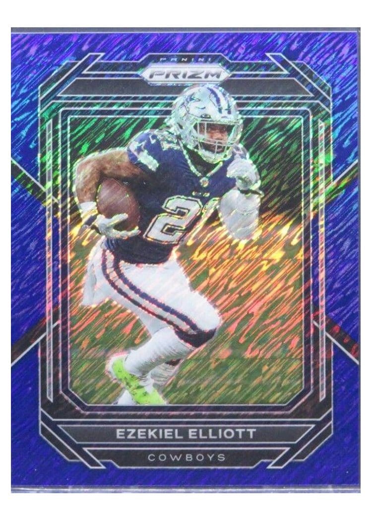 2022 Panini Prizm Base Set Ezekiel Elliott #77 card