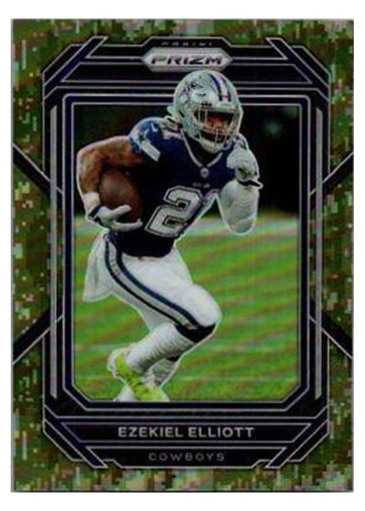 2022 Panini Prizm Base Set Ezekiel Elliott #77 card