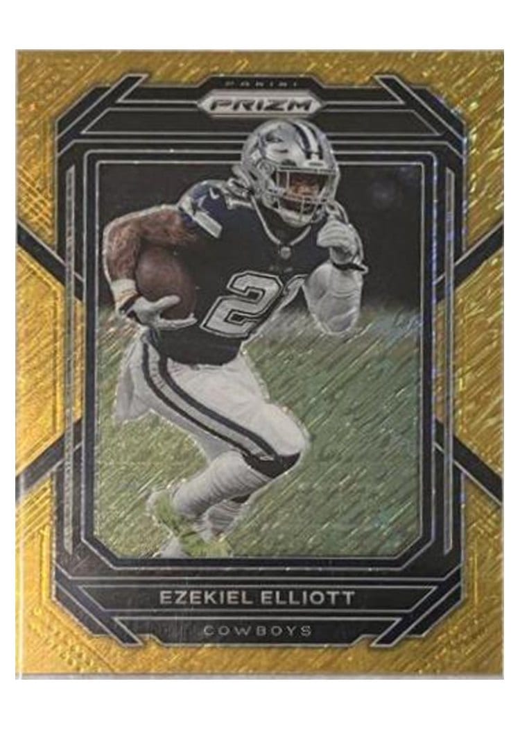 2022 Panini Prizm Base Set Ezekiel Elliott #77 card