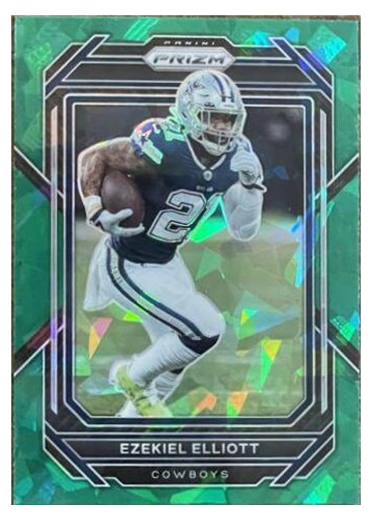 2022 Panini Prizm Base Set Ezekiel Elliott #77 card