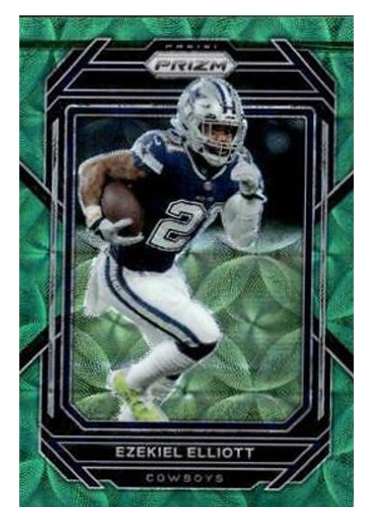 2022 Panini Prizm Base Set Ezekiel Elliott #77 card