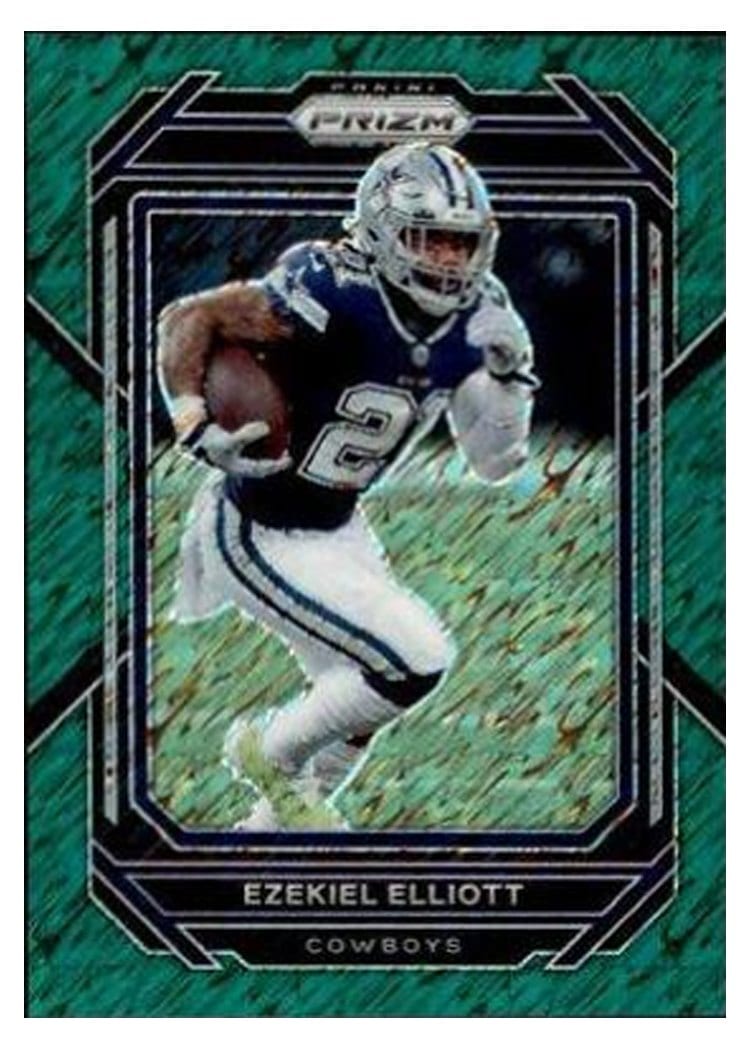 2022 Panini Prizm Base Set Ezekiel Elliott #77 card