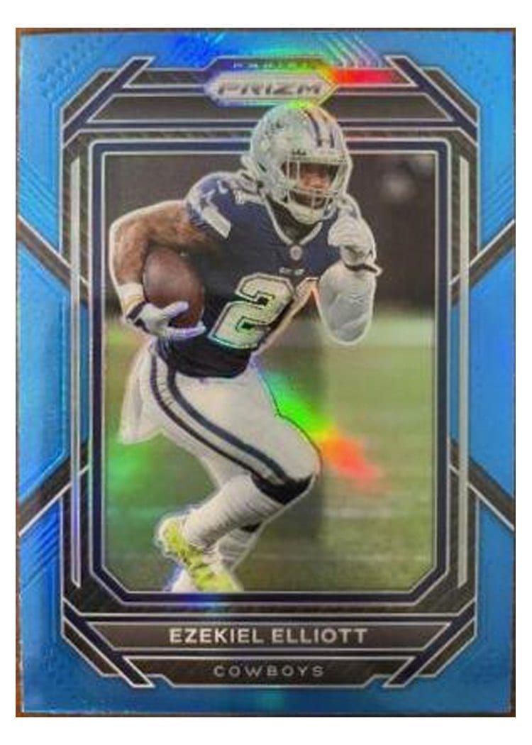 2022 Panini Prizm Base Set Ezekiel Elliott #77 card