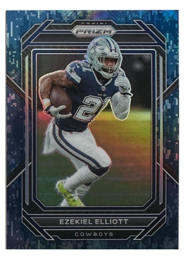2022 Panini Prizm Base Set Ezekiel Elliott #77 card