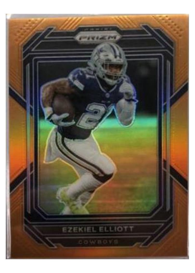 2022 Panini Prizm Base Set Ezekiel Elliott #77 card