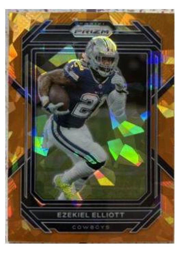 2022 Panini Prizm Base Set Ezekiel Elliott #77 card