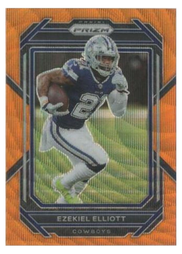 2022 Panini Prizm Base Set Ezekiel Elliott #77 card