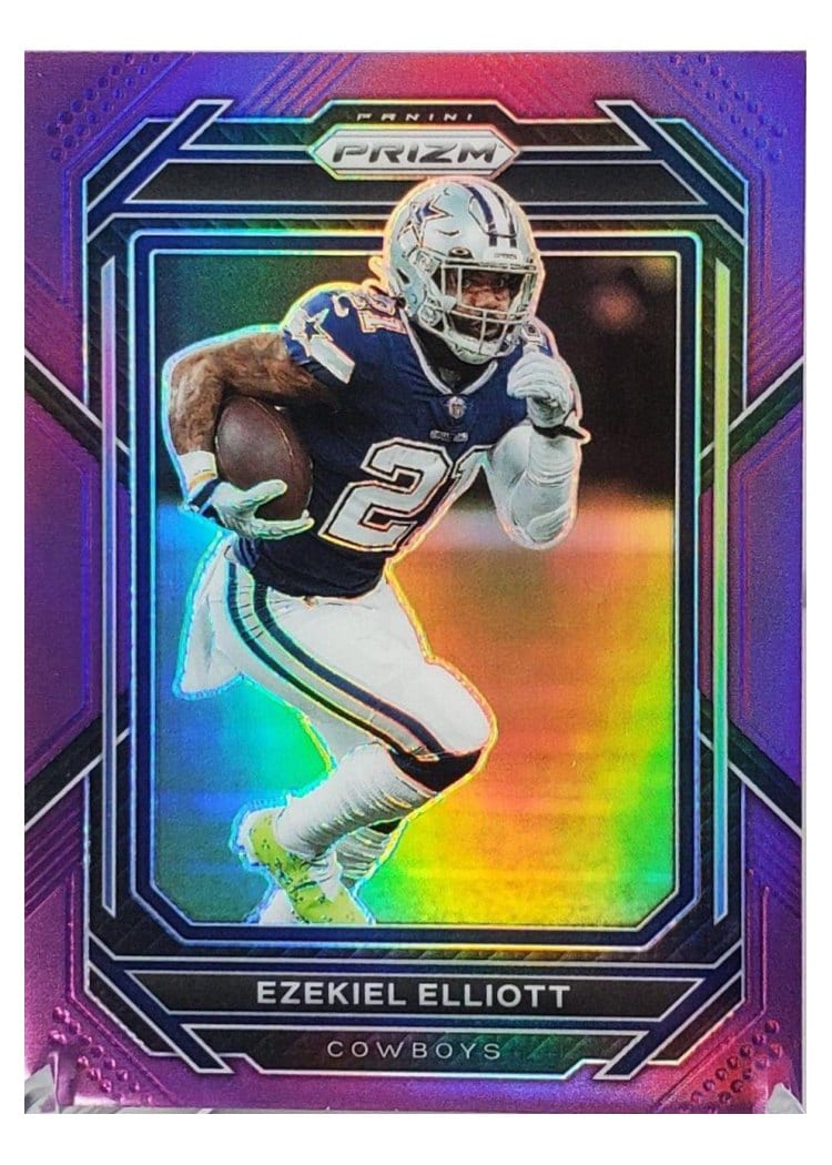 2022 Panini Prizm Base Set Ezekiel Elliott #77 card