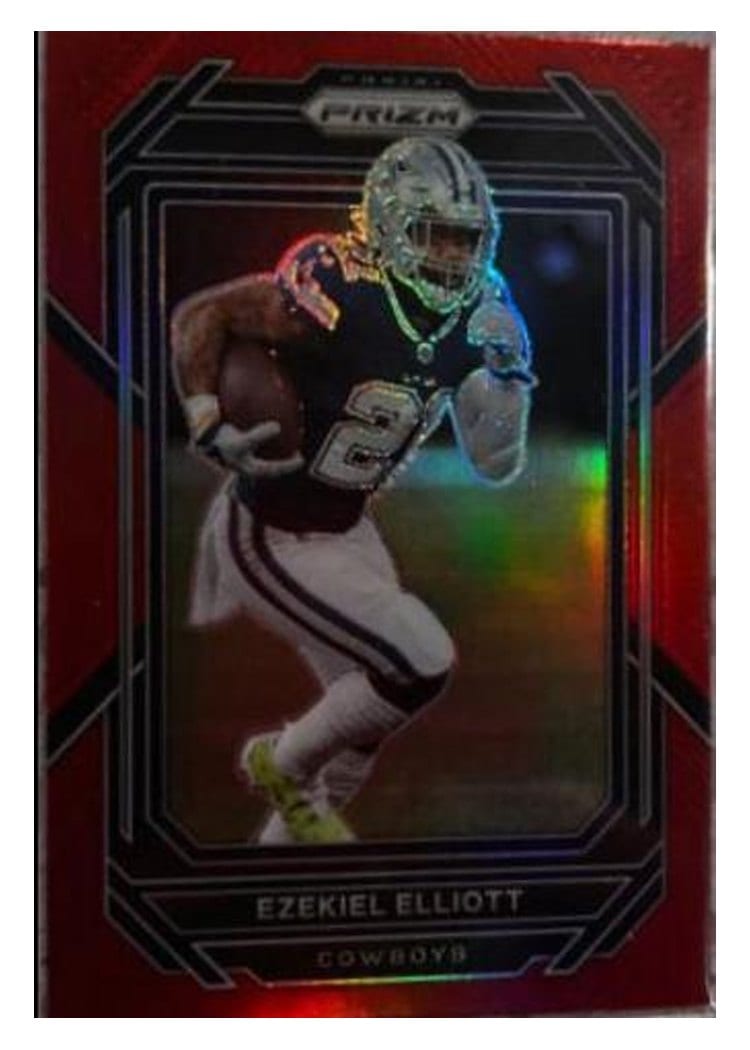2022 Panini Prizm Base Set Ezekiel Elliott #77 card