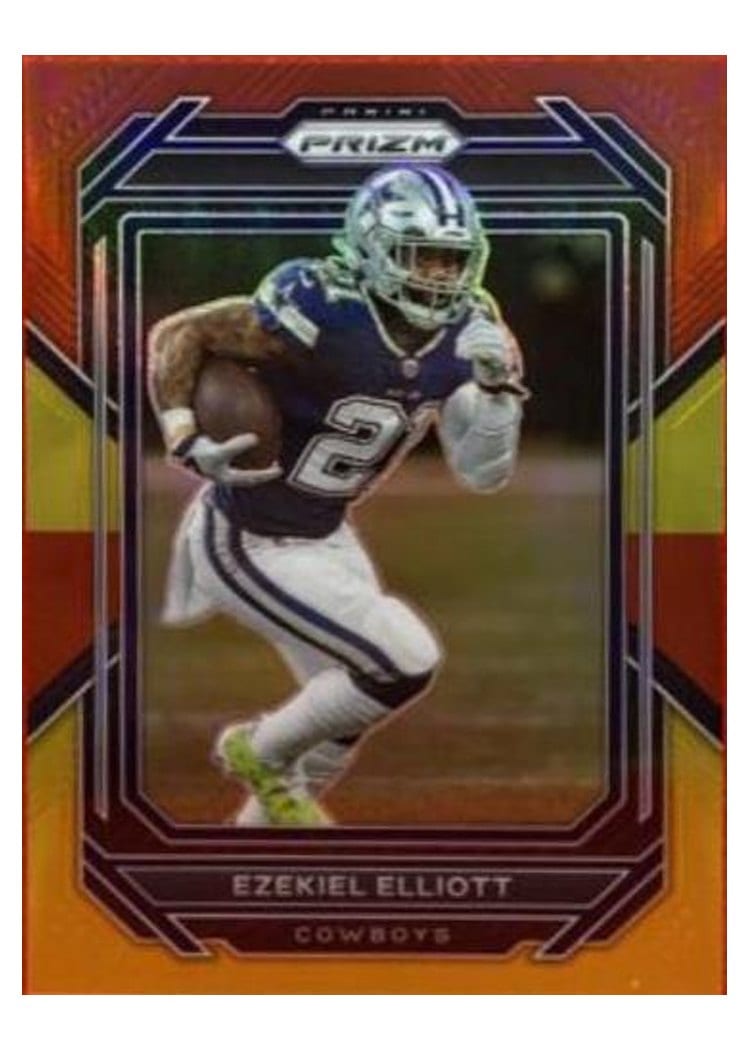 2022 Panini Prizm Base Set Ezekiel Elliott #77 card