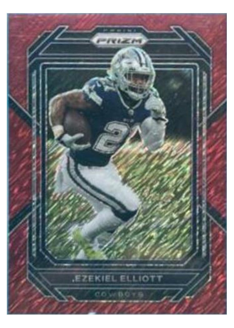 2022 Panini Prizm Base Set Ezekiel Elliott #77 card