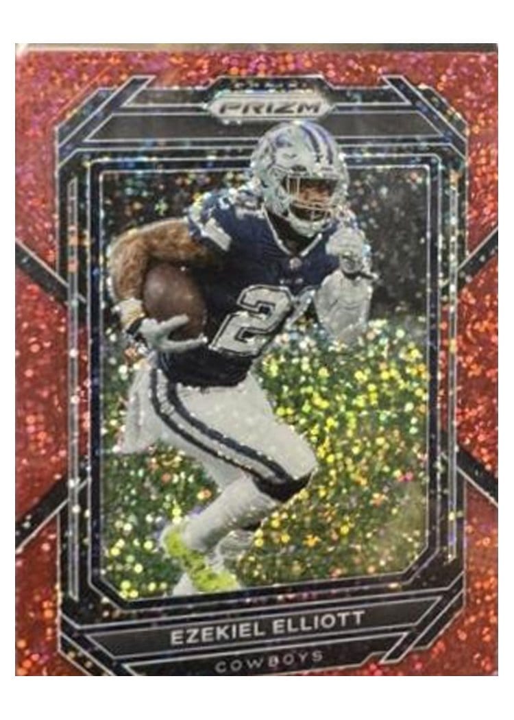 2022 Panini Prizm Base Set Ezekiel Elliott #77 card