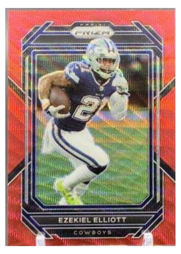 2022 Panini Prizm Base Set Ezekiel Elliott #77 card