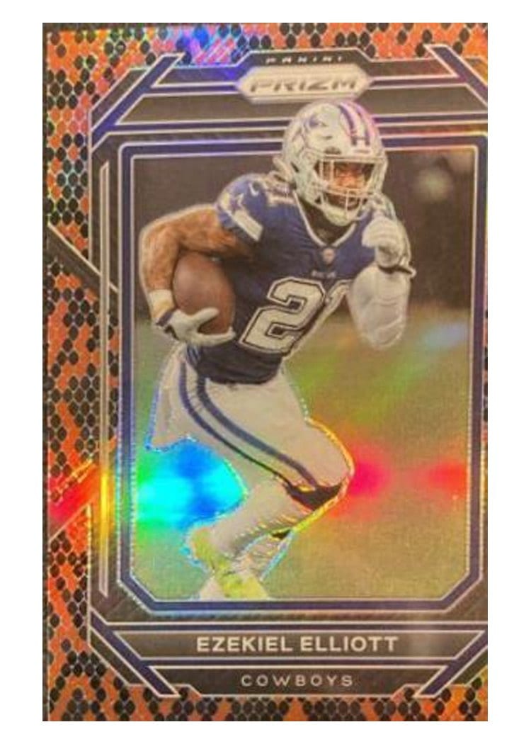 2022 Panini Prizm Base Set Ezekiel Elliott #77 card