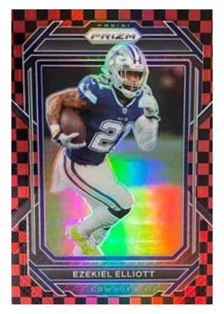2022 Panini Prizm Base Set Ezekiel Elliott #77 card