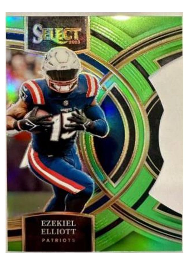2023 Panini Select Base Set Ezekiel Elliott #185 card