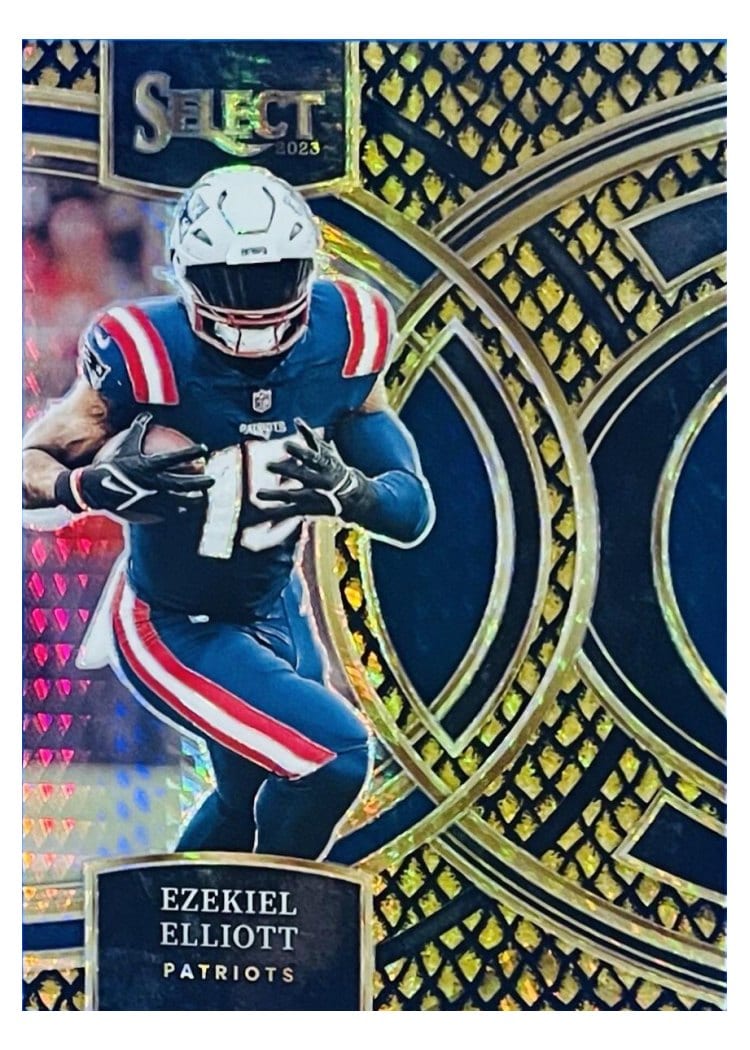 2023 Panini Select Base Set Ezekiel Elliott #185 card