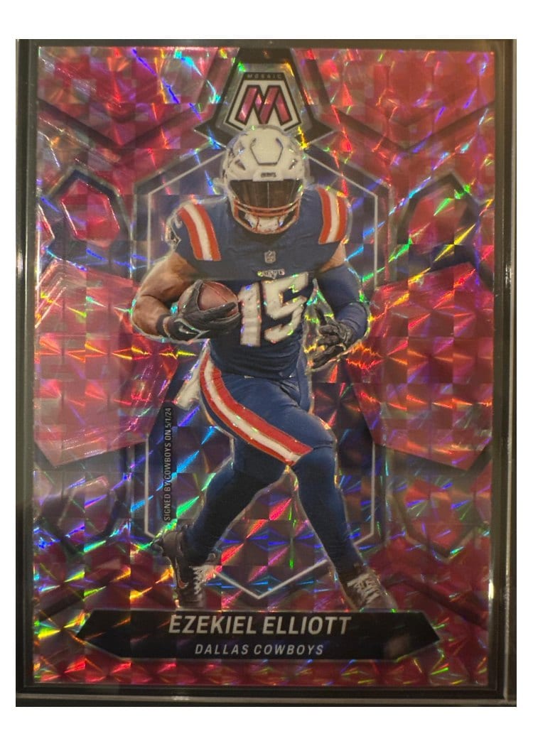2024 Panini Mosaic Base Set Ezekiel Elliott #58 card