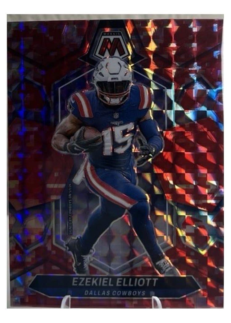 2024 Panini Mosaic Base Set Ezekiel Elliott #58 card