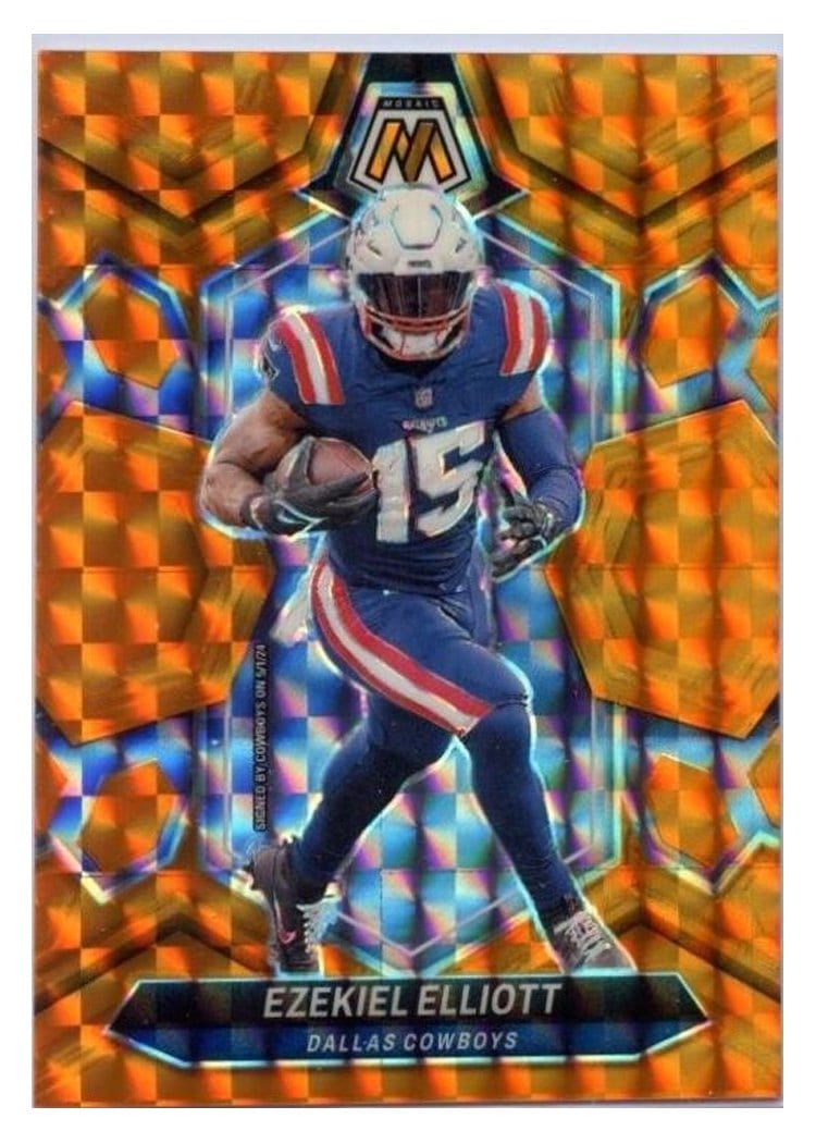 2024 Panini Mosaic Base Set Ezekiel Elliott #58 card