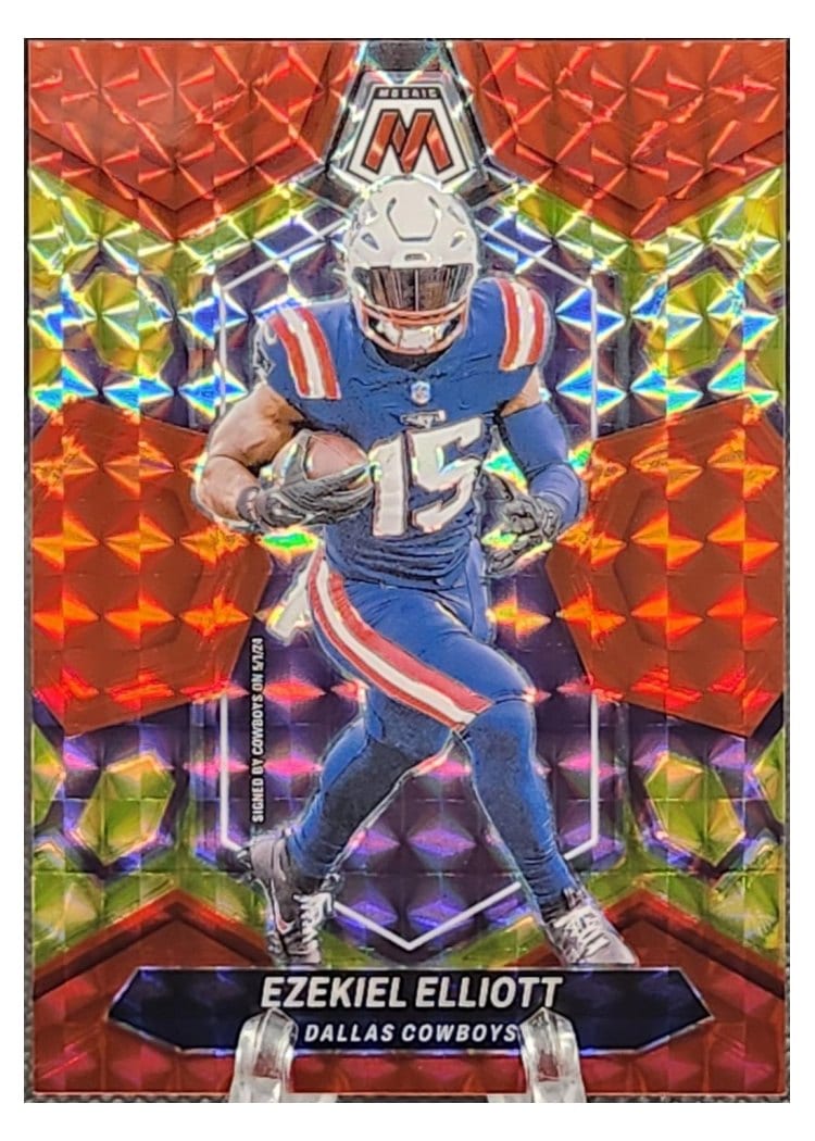 2024 Panini Mosaic Base Set Ezekiel Elliott #58 card