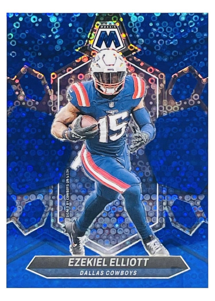 2024 Panini Mosaic Base Set Ezekiel Elliott #58 card