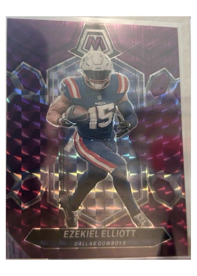 2024 Panini Mosaic Base Set Ezekiel Elliott #58 card