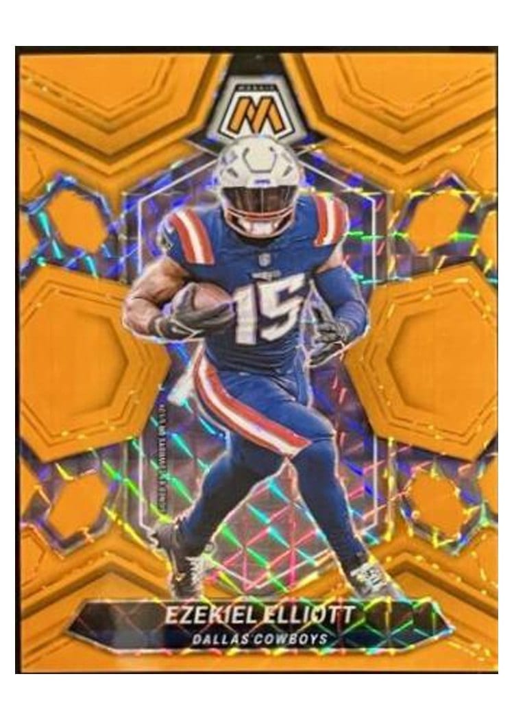 2024 Panini Mosaic Base Set Ezekiel Elliott #58 card