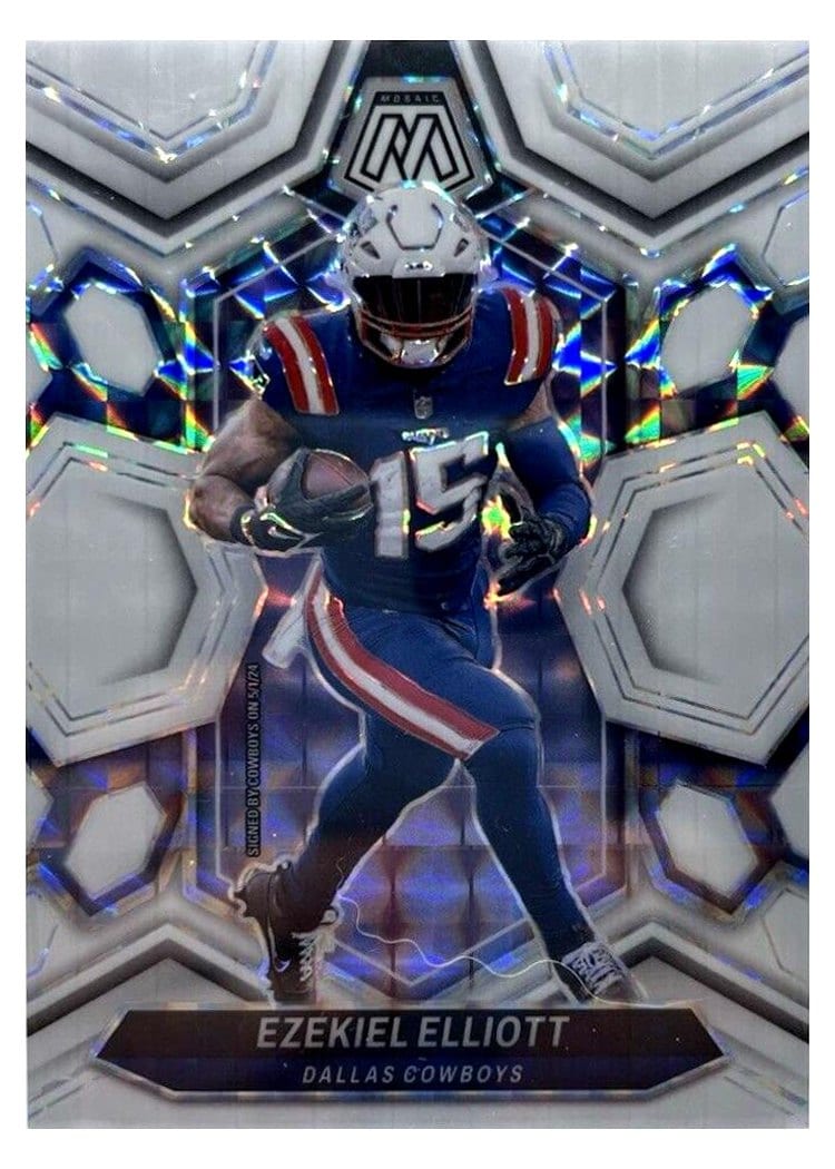 2024 Panini Mosaic Base Set Ezekiel Elliott #58 card