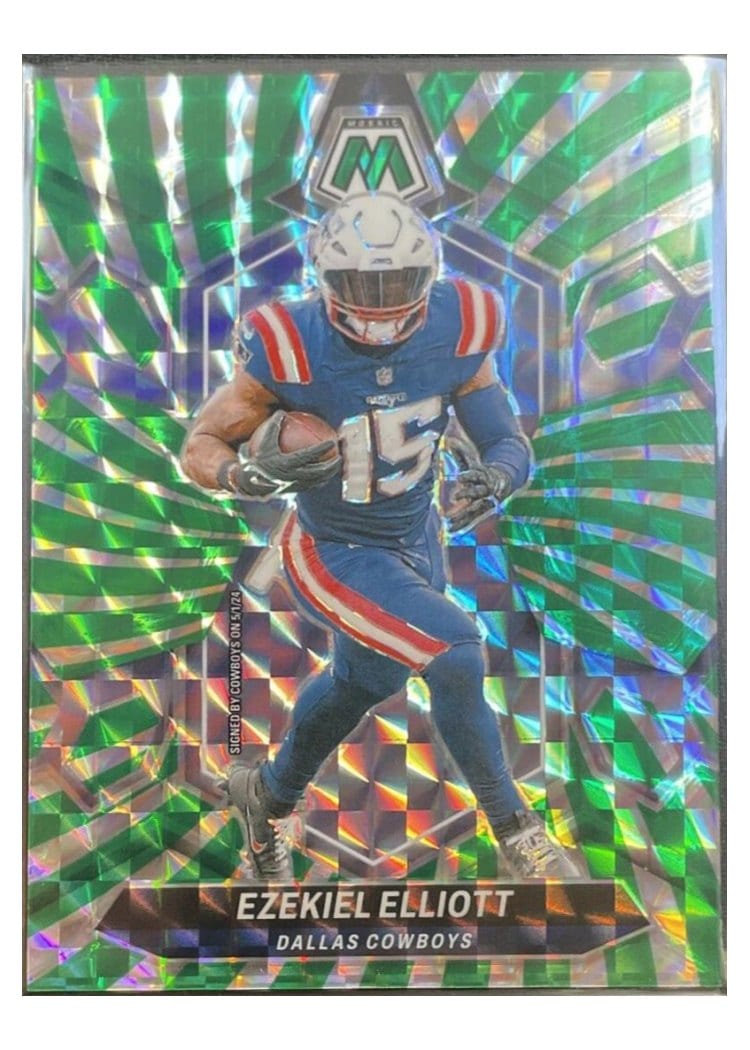 2024 Panini Mosaic Base Set Ezekiel Elliott #58 card