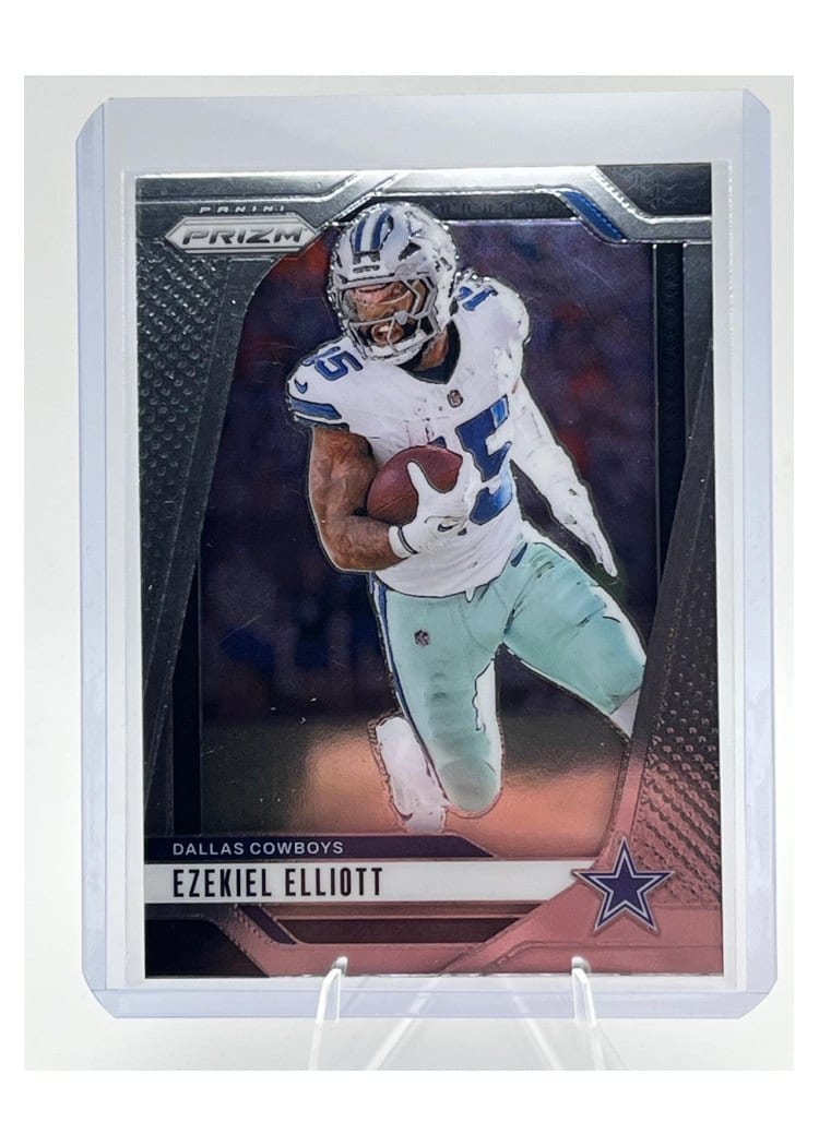 2024 Panini Prizm Base Set Ezekiel Elliott #74 card