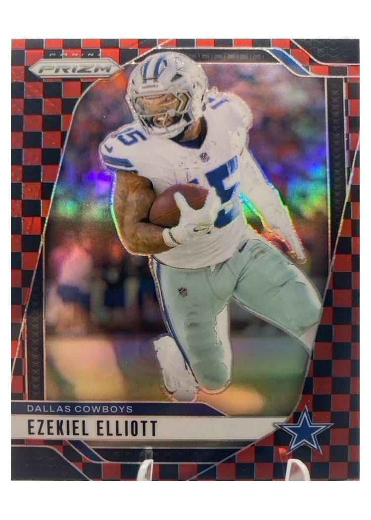 2024 Panini Prizm Base Set Ezekiel Elliott #74 card