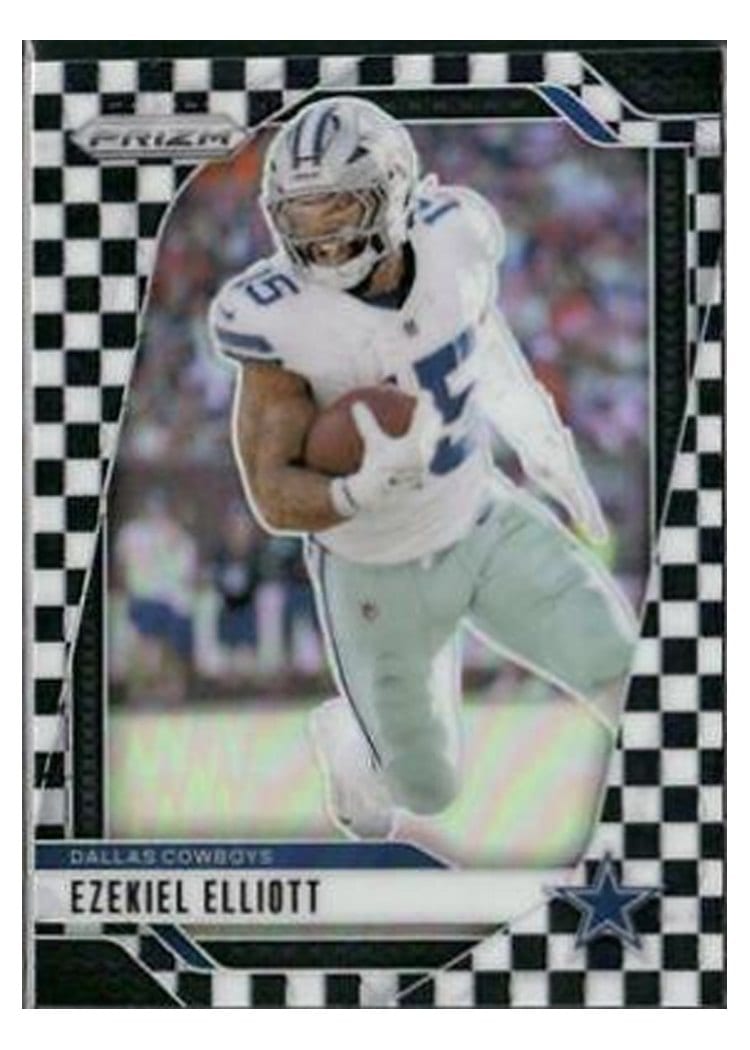 2024 Panini Prizm Base Set Ezekiel Elliott #74 card