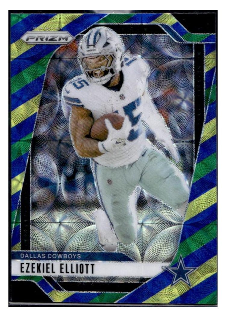 2024 Panini Prizm Base Set Ezekiel Elliott #74 card