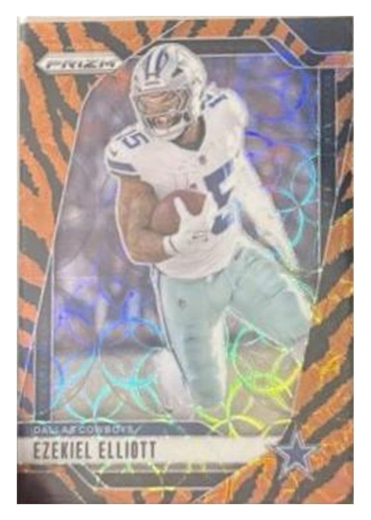 2024 Panini Prizm Base Set Ezekiel Elliott #74 card