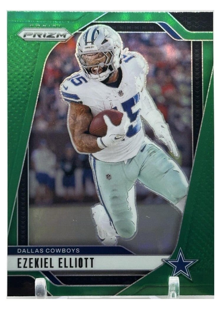 2024 Panini Prizm Base Set Ezekiel Elliott #74 card