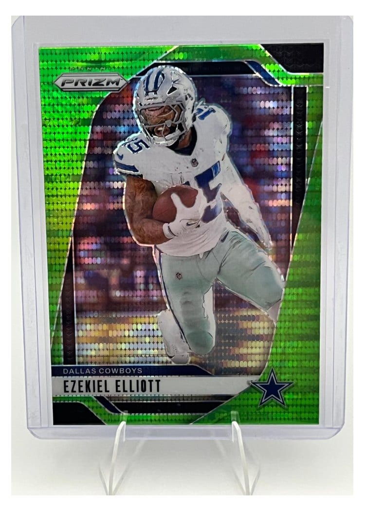 2024 Panini Prizm Base Set Ezekiel Elliott #74 card